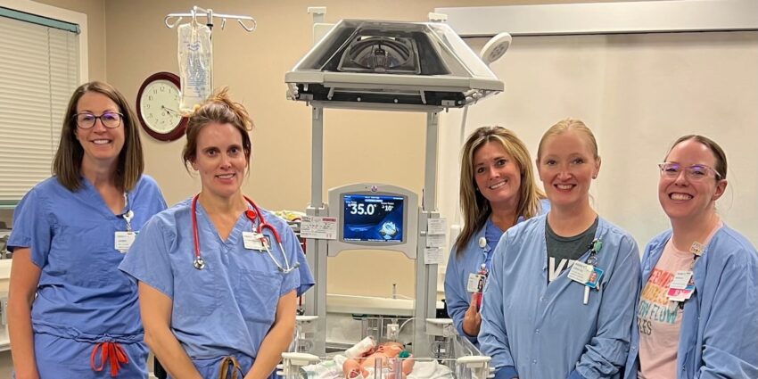 Bayi yang rentan mendapat manfaat dari teknologi baru di MercyOne North Iowa Medical Center