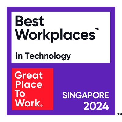 Great Place To Work® mengumumkan Daftar Tempat Kerja Terbaik dalam Teknologi™ 2024 di Singapura